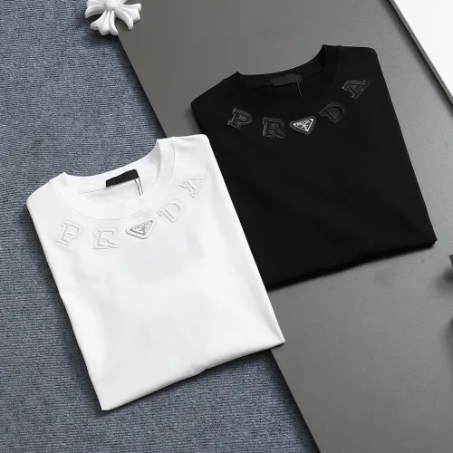 Cheap Prada T-Shirts Short Sleeved For Unisex #1427035 Replica Wholesale [$38.00 USD] [ITEM#1427035] on Replica Prada T-Shirts