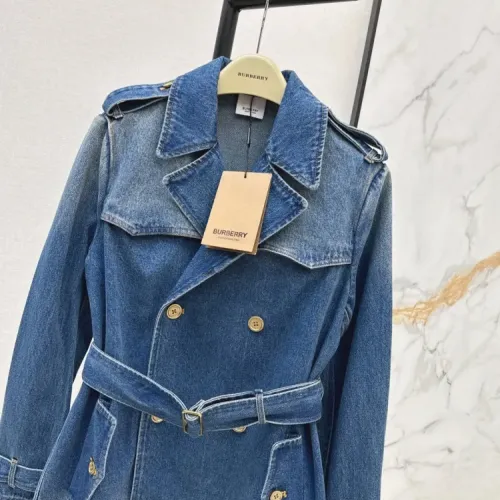Cheap Burberry Coats Long Sleeved For Women #1427086 Replica Wholesale [$155.00 USD] [ITEM#1427086] on Replica Burberry Coats