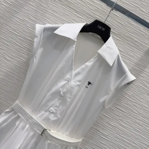 Cheap Christian Dior Dresses Sleeveless For Women #1427090 Replica Wholesale [$130.00 USD] [ITEM#1427090] on Replica Christian Dior Dresses