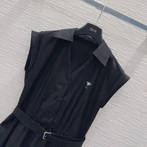 Cheap Christian Dior Dresses Sleeveless For Women #1427091 Replica Wholesale [$130.00 USD] [ITEM#1427091] on Replica Christian Dior Dresses