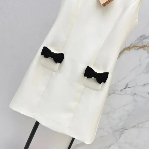 Cheap MIU MIU Dresses Sleeveless For Women #1427094 Replica Wholesale [$125.00 USD] [ITEM#1427094] on Replica MIU MIU Dresses