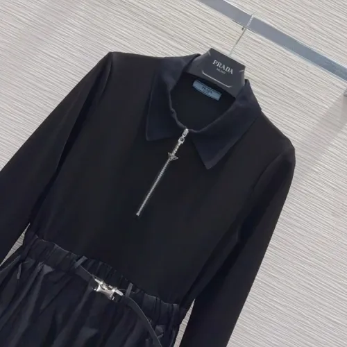 Cheap Prada Dresses Long Sleeved For Women #1427097 Replica Wholesale [$132.00 USD] [ITEM#1427097] on Replica Prada Dresses