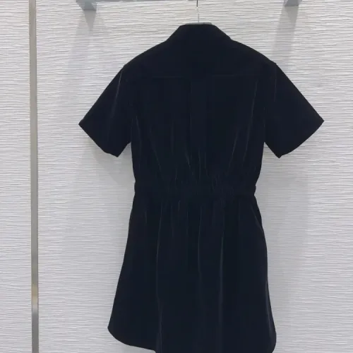 Cheap Prada Dresses Short Sleeved For Women #1427098 Replica Wholesale [$122.00 USD] [ITEM#1427098] on Replica Prada Dresses