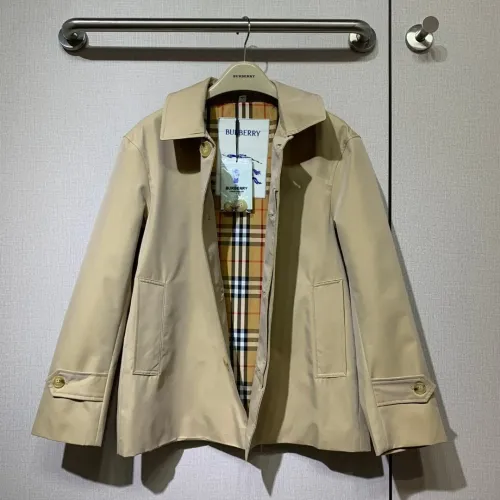 Cheap Burberry Trench Coat Long Sleeved For Women #1427102 Replica Wholesale [$132.00 USD] [ITEM#1427102] on Replica Burberry Trench Coat