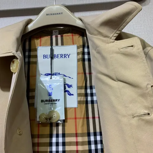 Cheap Burberry Trench Coat Long Sleeved For Women #1427102 Replica Wholesale [$132.00 USD] [ITEM#1427102] on Replica Burberry Trench Coat