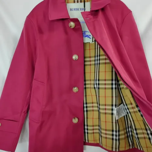 Cheap Burberry Trench Coat Long Sleeved For Women #1427103 Replica Wholesale [$132.00 USD] [ITEM#1427103] on Replica Burberry Trench Coat