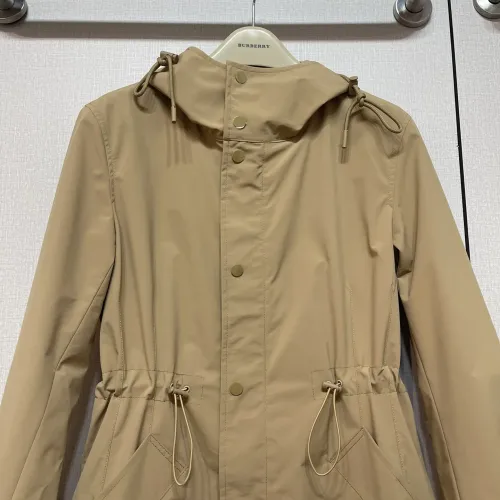 Cheap Burberry Trench Coat Long Sleeved For Women #1427108 Replica Wholesale [$162.00 USD] [ITEM#1427108] on Replica Burberry Trench Coat