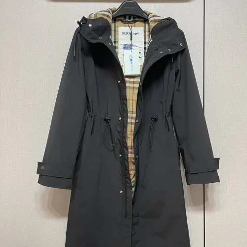 Cheap Burberry Trench Coat Long Sleeved For Women #1427109 Replica Wholesale [$162.00 USD] [ITEM#1427109] on Replica Burberry Trench Coat