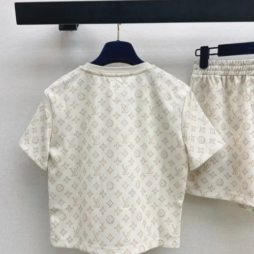 Cheap Louis Vuitton LV Tracksuits Short Sleeved For Women #1427113 Replica Wholesale [$122.00 USD] [ITEM#1427113] on Replica Louis Vuitton LV Tracksuits