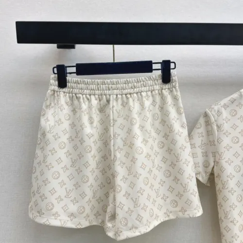 Cheap Louis Vuitton LV Tracksuits Short Sleeved For Women #1427113 Replica Wholesale [$122.00 USD] [ITEM#1427113] on Replica Louis Vuitton LV Tracksuits