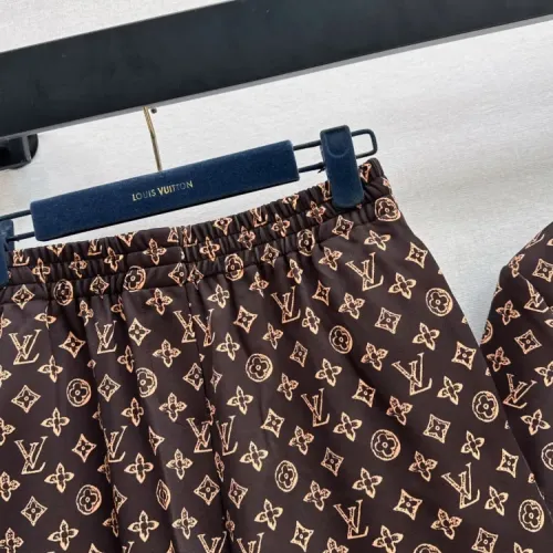 Cheap Louis Vuitton LV Tracksuits Short Sleeved For Women #1427114 Replica Wholesale [$122.00 USD] [ITEM#1427114] on Replica Louis Vuitton LV Tracksuits