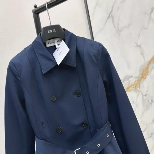 Cheap Christian Dior Coats Long Sleeved For Women #1427116 Replica Wholesale [$135.00 USD] [ITEM#1427116] on Replica Christian Dior Coats