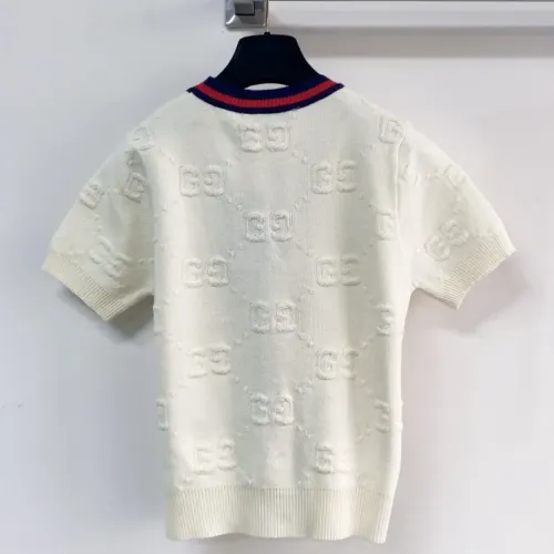 Cheap Gucci T-Shirts Short Sleeved For Women #1427143 Replica Wholesale [$98.00 USD] [ITEM#1427143] on Replica Gucci T-Shirts