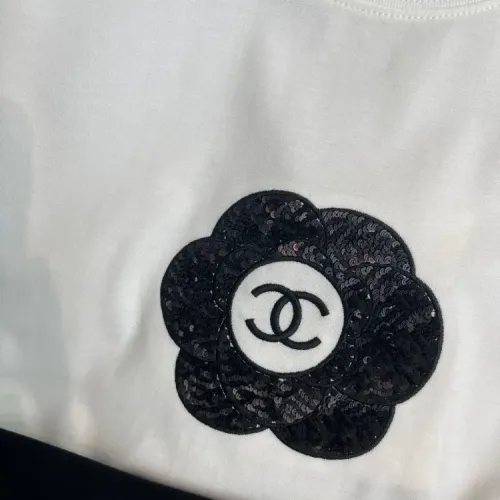 Cheap Chanel T-Shirts Short Sleeved For Women #1427154 Replica Wholesale [$56.00 USD] [ITEM#1427154] on Replica Chanel T-Shirts