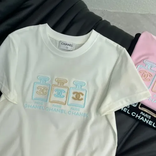 Cheap Chanel T-Shirts Short Sleeved For Women #1427156 Replica Wholesale [$60.00 USD] [ITEM#1427156] on Replica Chanel T-Shirts