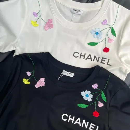 Cheap Chanel T-Shirts Short Sleeved For Women #1427162 Replica Wholesale [$52.00 USD] [ITEM#1427162] on Replica Chanel T-Shirts