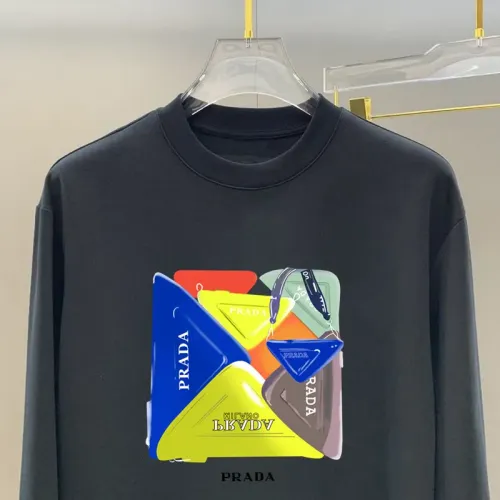 Cheap Prada T-Shirts Long Sleeved For Unisex #1427164 Replica Wholesale [$34.00 USD] [ITEM#1427164] on Replica Prada T-Shirts