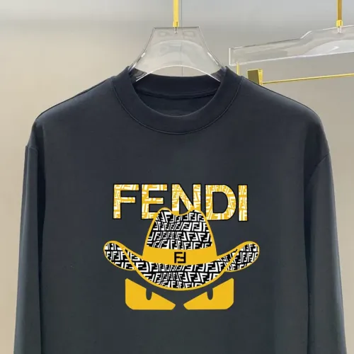 Cheap Fendi T-Shirts Long Sleeved For Unisex #1427173 Replica Wholesale [$34.00 USD] [ITEM#1427173] on Replica Fendi T-Shirts