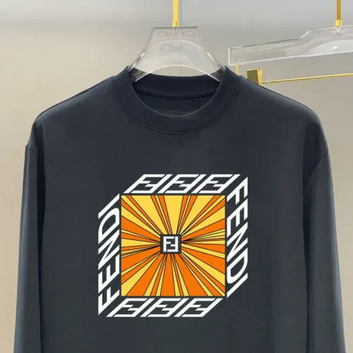 Cheap Fendi T-Shirts Long Sleeved For Unisex #1427198 Replica Wholesale [$34.00 USD] [ITEM#1427198] on Replica Fendi T-Shirts