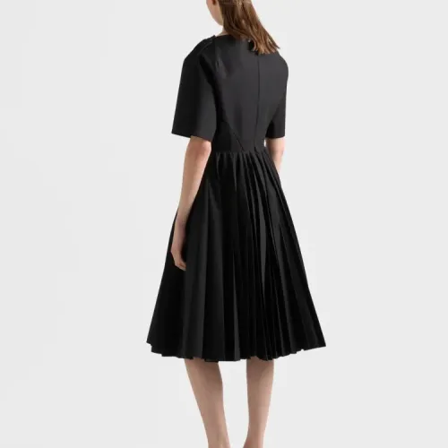 Cheap Prada Dresses Short Sleeved For Women #1427324 Replica Wholesale [$115.00 USD] [ITEM#1427324] on Replica Prada Dresses