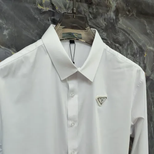 Cheap Prada Shirts Long Sleeved For Men #1427371 Replica Wholesale [$40.00 USD] [ITEM#1427371] on Replica Prada Shirts
