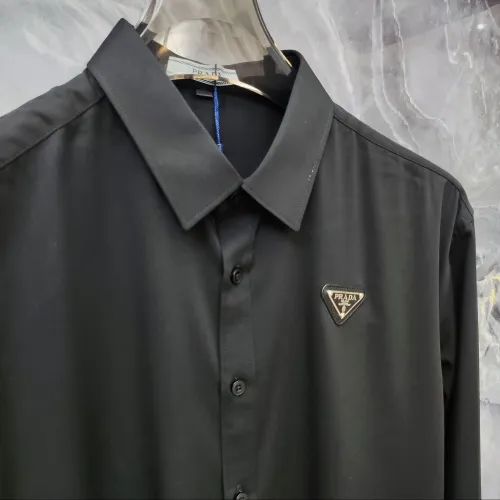 Cheap Prada Shirts Long Sleeved For Men #1427372 Replica Wholesale [$40.00 USD] [ITEM#1427372] on Replica Prada Shirts