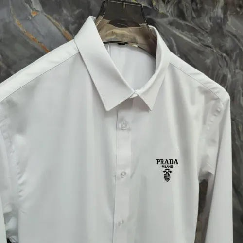 Cheap Prada Shirts Long Sleeved For Men #1427381 Replica Wholesale [$40.00 USD] [ITEM#1427381] on Replica Prada Shirts