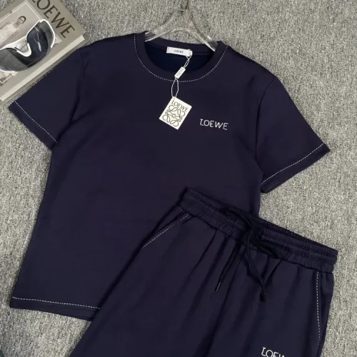 Cheap LOEWE Tracksuits Short Sleeved For Women #1427406 Replica Wholesale [$88.00 USD] [ITEM#1427406] on Replica LOEWE Tracksuits