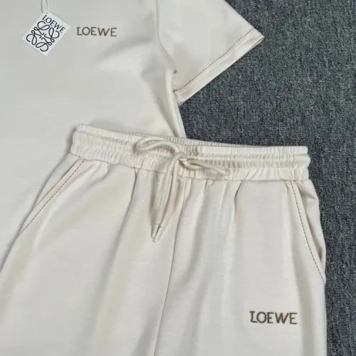 Cheap LOEWE Tracksuits Short Sleeved For Women #1427407 Replica Wholesale [$88.00 USD] [ITEM#1427407] on Replica LOEWE Tracksuits