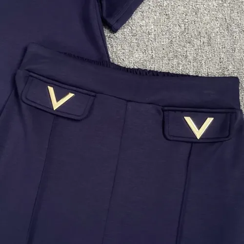 Cheap Valentino Tracksuits Short Sleeved For Women #1427423 Replica Wholesale [$88.00 USD] [ITEM#1427423] on Replica Valentino Tracksuits