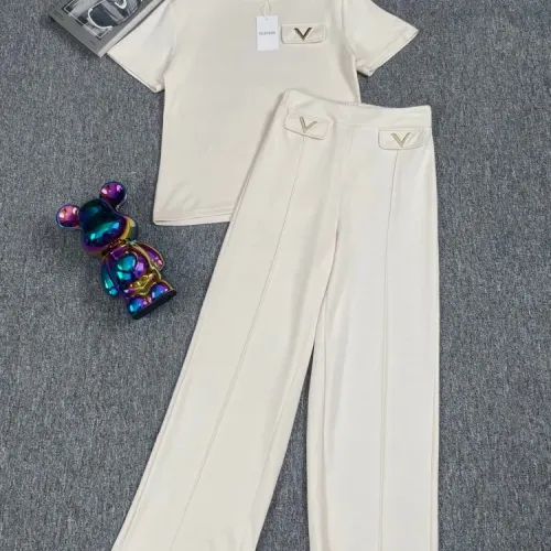 Cheap Valentino Tracksuits Short Sleeved For Women #1427424 Replica Wholesale [$88.00 USD] [ITEM#1427424] on Replica Valentino Tracksuits