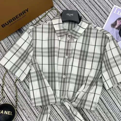 Cheap Burberry Tracksuits Short Sleeved For Women #1427426 Replica Wholesale [$76.00 USD] [ITEM#1427426] on Replica Burberry Tracksuits