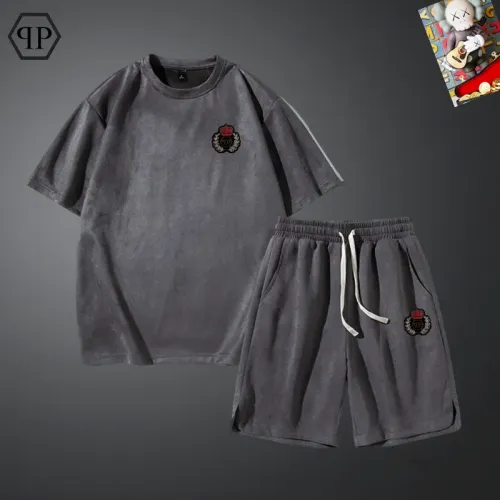 Cheap Philipp Plein PP Tracksuits Short Sleeved For Men #1427469 Replica Wholesale [$48.00 USD] [ITEM#1427469] on Replica Philipp Plein PP Tracksuits