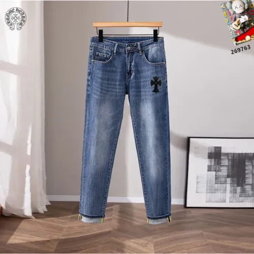 Cheap Chrome Hearts Jeans For Men #1427498 Replica Wholesale [$48.00 USD] [ITEM#1427498] on Replica Chrome Hearts Jeans