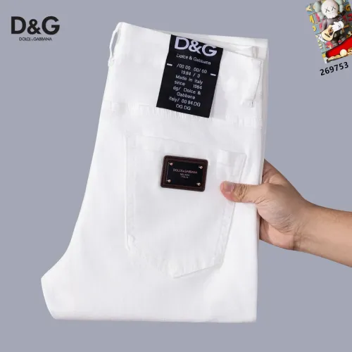 Cheap Dolce &amp; Gabbana D&amp;G Jeans For Men #1427508 Replica Wholesale [$48.00 USD] [ITEM#1427508] on Replica Dolce &amp; Gabbana D&amp;G Jeans