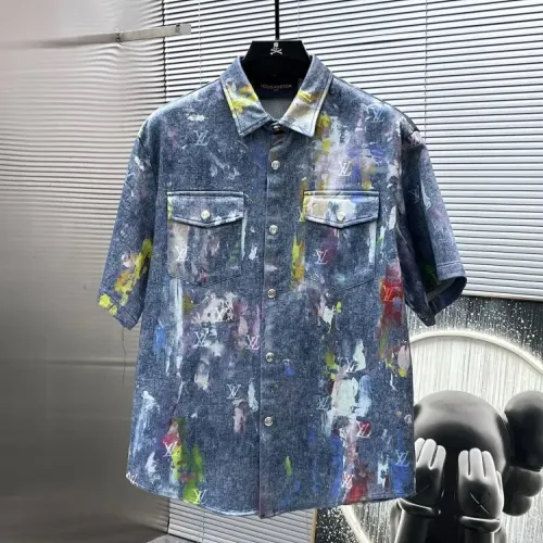 Cheap Louis Vuitton LV Tracksuits Short Sleeved For Men #1427836 Replica Wholesale [$68.00 USD] [ITEM#1427836] on Replica Louis Vuitton LV Tracksuits