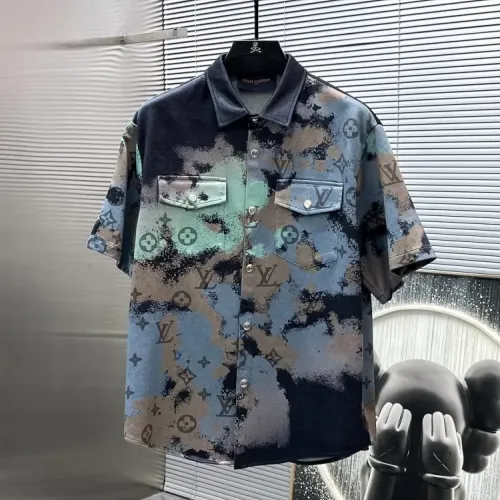 Cheap Louis Vuitton LV Tracksuits Short Sleeved For Men #1427840 Replica Wholesale [$68.00 USD] [ITEM#1427840] on Replica Louis Vuitton LV Tracksuits