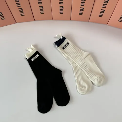 Cheap MIU MIU Socks #1427937 Replica Wholesale [$29.00 USD] [ITEM#1427937] on Replica MIU MIU Socks