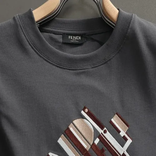 Cheap Fendi T-Shirts Short Sleeved For Unisex #1428129 Replica Wholesale [$36.00 USD] [ITEM#1428129] on Replica Fendi T-Shirts