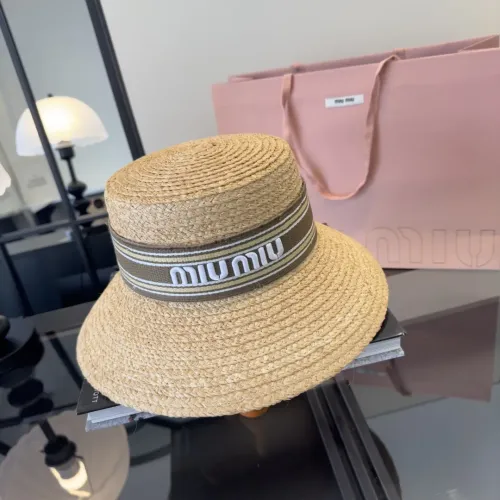 Cheap MIU MIU Caps #1428140 Replica Wholesale [$56.00 USD] [ITEM#1428140] on Replica MIU MIU Caps