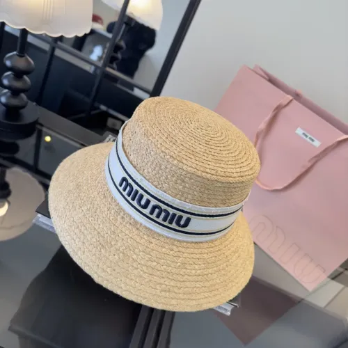 Cheap MIU MIU Caps #1428141 Replica Wholesale [$56.00 USD] [ITEM#1428141] on Replica MIU MIU Caps