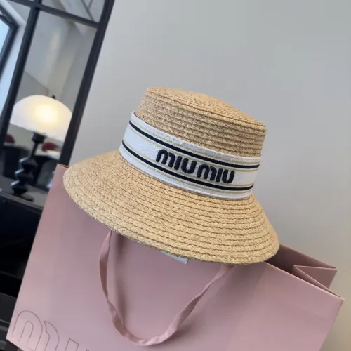 Cheap MIU MIU Caps #1428141 Replica Wholesale [$56.00 USD] [ITEM#1428141] on Replica MIU MIU Caps