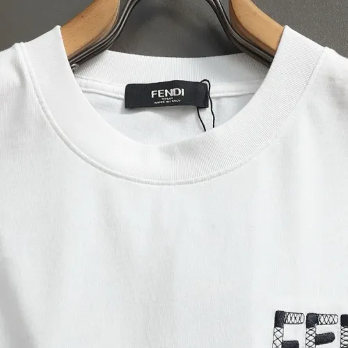 Cheap Fendi T-Shirts Short Sleeved For Unisex #1428143 Replica Wholesale [$41.00 USD] [ITEM#1428143] on Replica Fendi T-Shirts