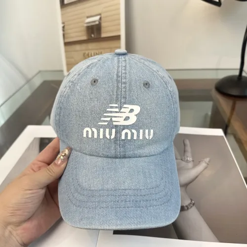 Cheap MIU MIU Caps #1428197 Replica Wholesale [$25.00 USD] [ITEM#1428197] on Replica MIU MIU Caps
