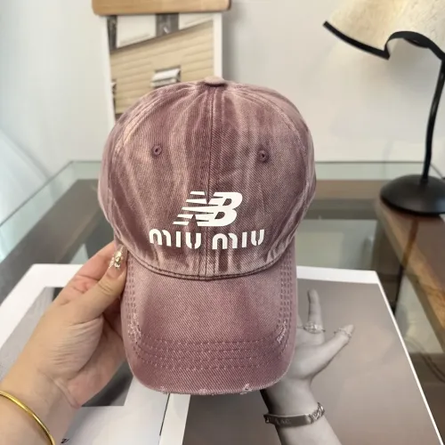Cheap MIU MIU Caps #1428203 Replica Wholesale [$25.00 USD] [ITEM#1428203] on Replica MIU MIU Caps