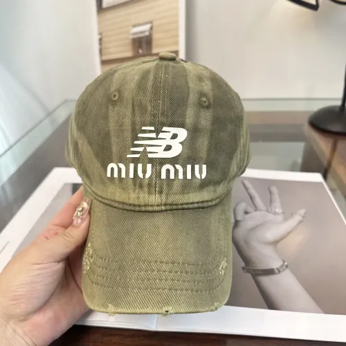 Cheap MIU MIU Caps #1428204 Replica Wholesale [$25.00 USD] [ITEM#1428204] on Replica MIU MIU Caps