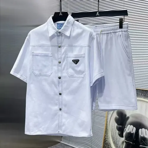 Prada Tracksuits Short Sleeved For Men #1428344