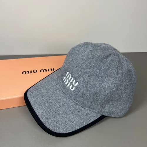 Cheap MIU MIU Caps #1428434 Replica Wholesale [$27.00 USD] [ITEM#1428434] on Replica MIU MIU Caps