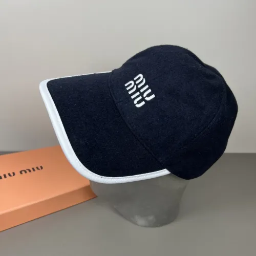 Cheap MIU MIU Caps #1428436 Replica Wholesale [$27.00 USD] [ITEM#1428436] on Replica MIU MIU Caps