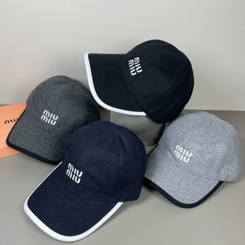 Cheap MIU MIU Caps #1428437 Replica Wholesale [$27.00 USD] [ITEM#1428437] on Replica MIU MIU Caps